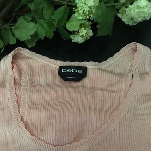 Bebe peach tank